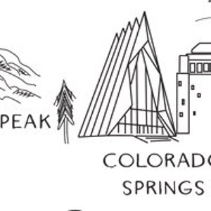 Sketched Map of the State of Colorado With Points of Interest - Etsy