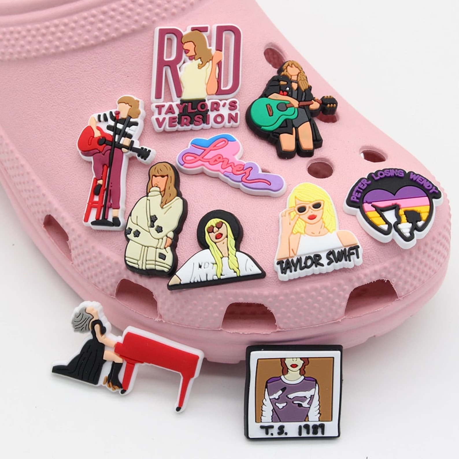 Taylor Swift Inspired Croc Charms Taylors Version Shoe Etsy UK