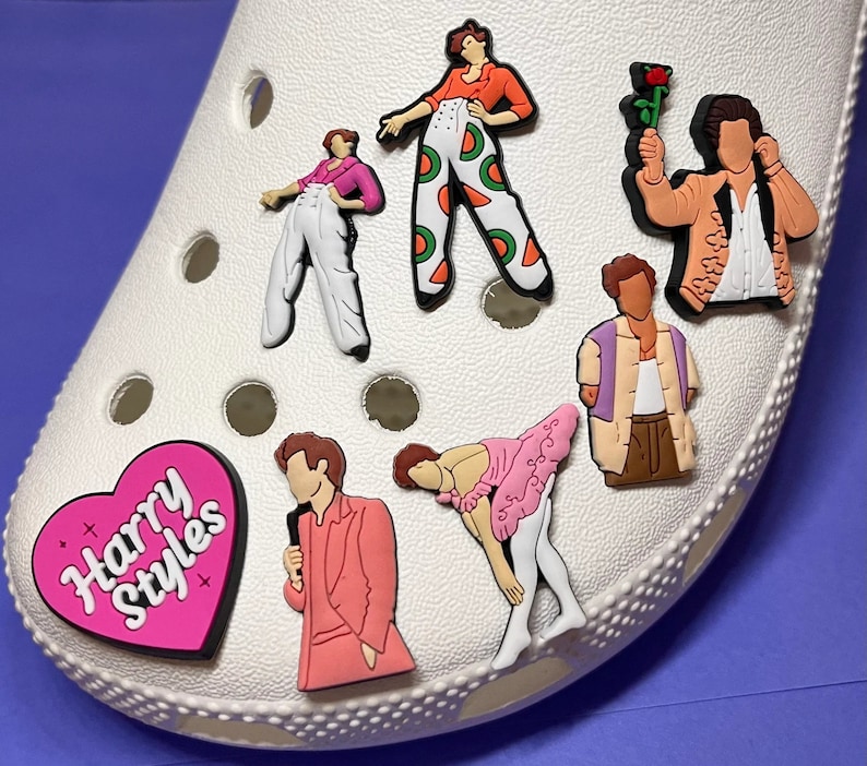Harry Styles Inspired Merch Croc Shoe Jibbitz Cute Etsy Canada