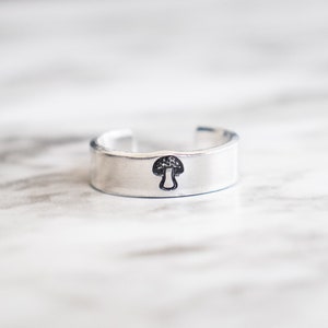 Dainty Mushroom Ring | Cottage Core Ring