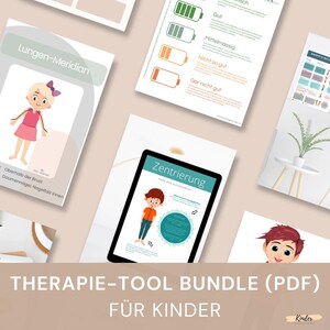 Therapie-Tool Bundle für Kinder | PDF Set für emotionale Begleitung & Stärkung in der Praxis