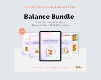 Therapy Balance: Pacote Muki Balance – 3 cartas de cinesiologia e emoção para crianças
