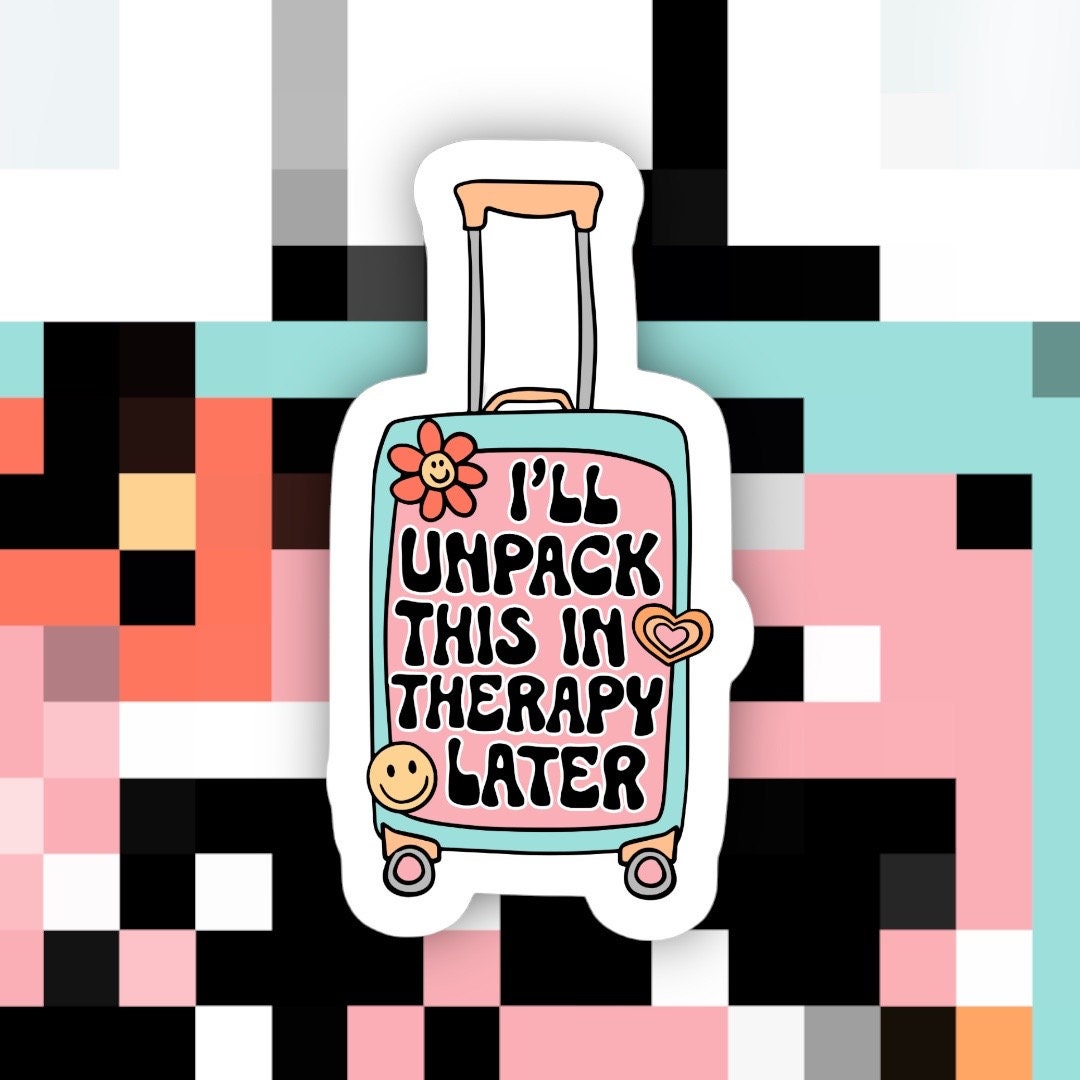 Mental Health Stickers for Awareness, Humor, and Empowerment