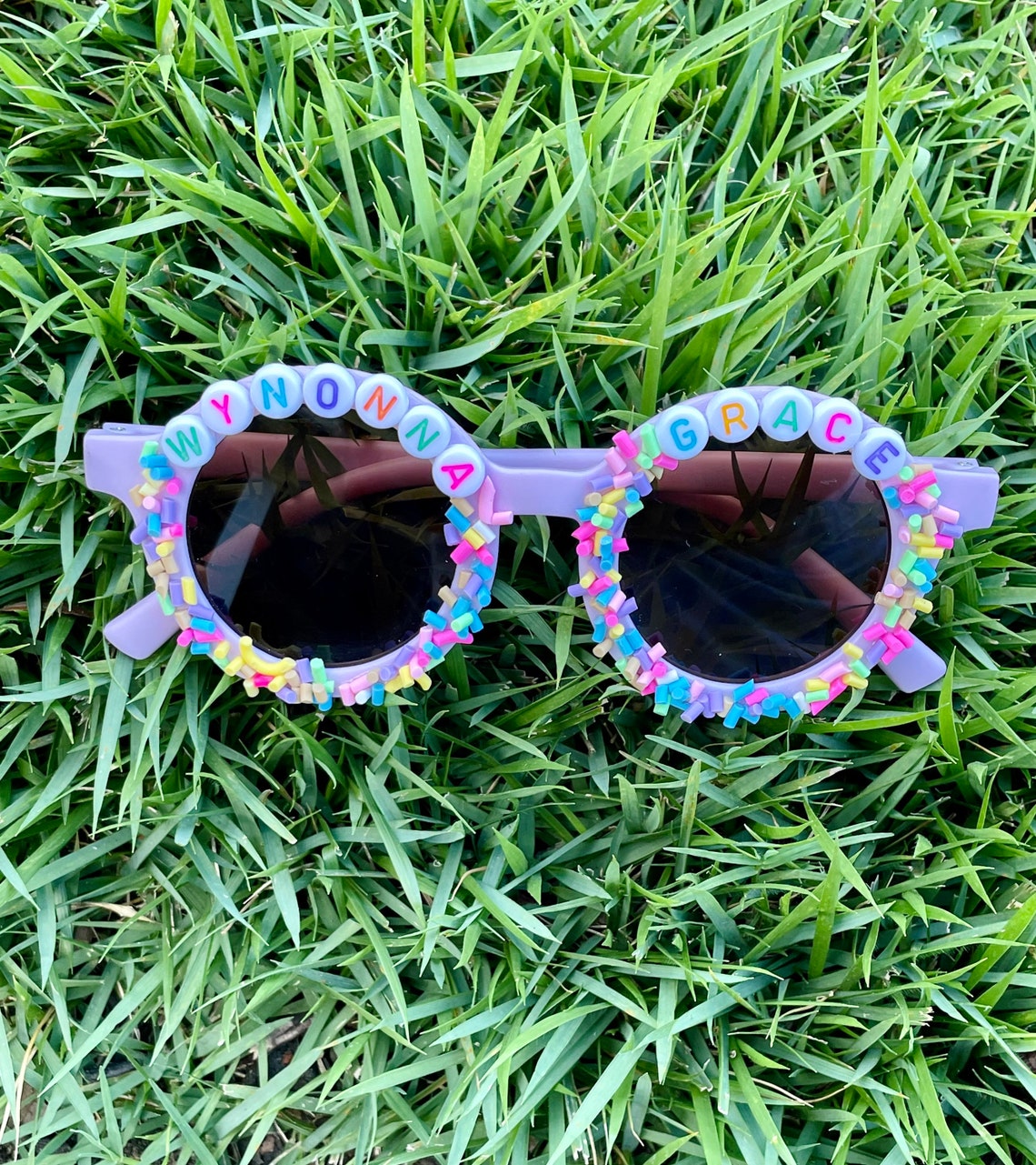 Childrens Personalized Sunglasses Sprinkles Kids Sunglasses Customized