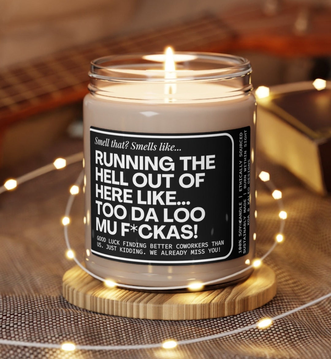 Funny Too Da Loo Candle New Job Gift Coworker Going Away Etsy
