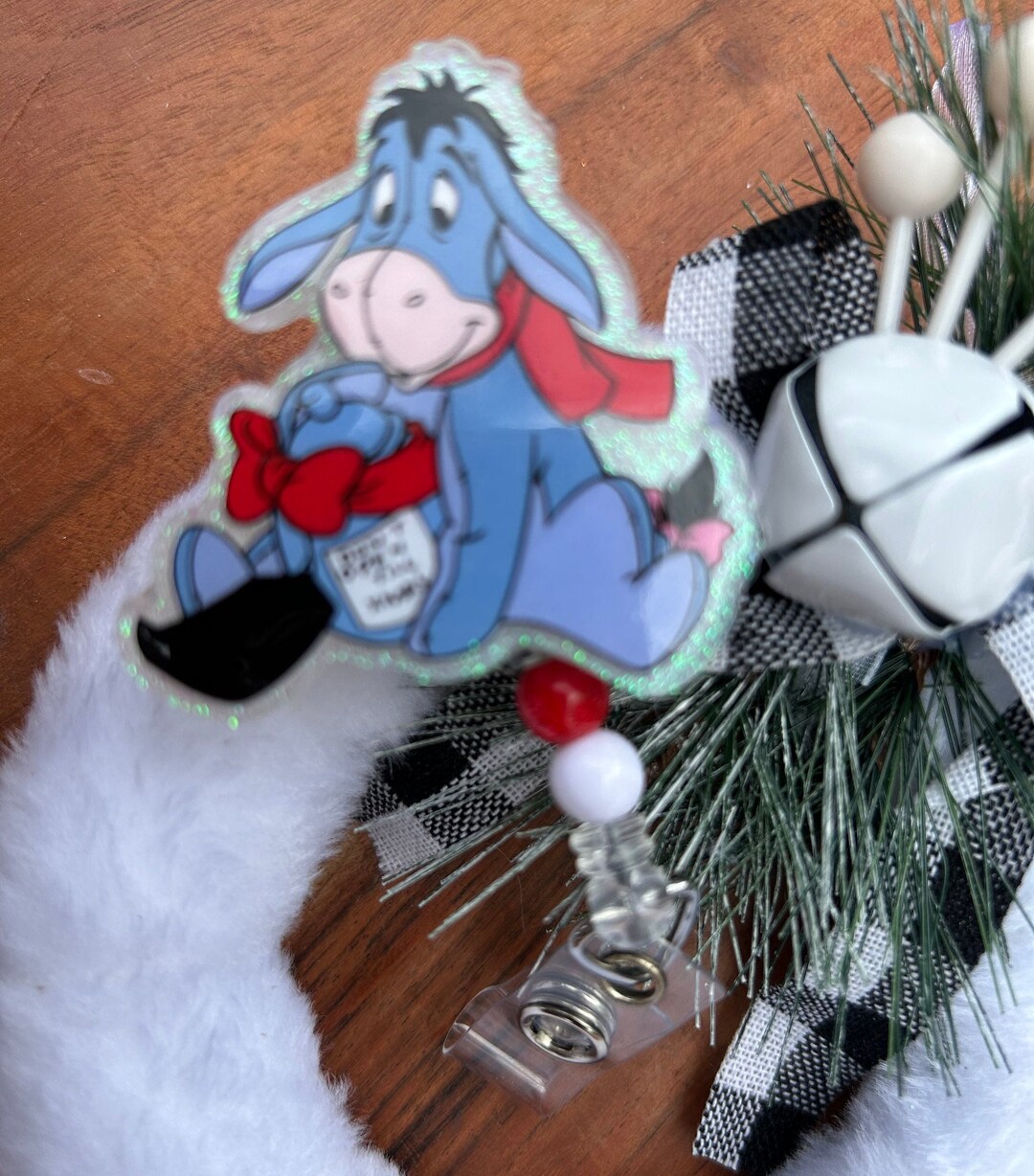 Cartoon Badge Reel Character Badge Reels Christmas Badge Etsy