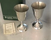 Pewter Wine Goblets