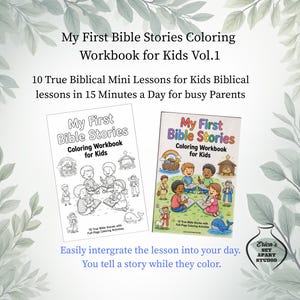 Kids Bible Study Printable,Devotional for Kids, Christian Bible Coloring Activity, Preschool Bible Study, Sunday School Printable