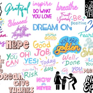 Inspirational Sticker Quotes Decals Motivational Vinyl Sticker, Encouraging decal, mental health, You are enough, Inspirational quote