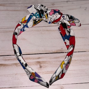 Mickey & Friends Inspired Knotty Bow Headbands