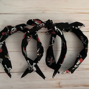Pirate Inspired Knotty Bow Headband