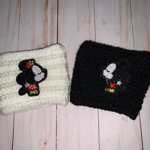 Mickey and/or Minnie Kissing Inspired Coffee Cozy