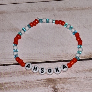 Ahsoka Inspired Stretchy Bracelets