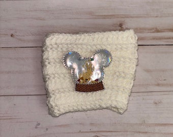 Disney Inspired Snowglobe Coffee Cozy