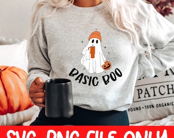 Süßer Geist Boo Png, Basic Boo, Geist Png, Halloween-Geist Png, Bleib Spooky Png, Geist Png, Geist SVG, Basic Png
