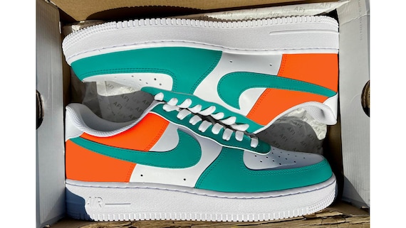 Nike Air Force 1 Low White Blue Orange Green Men\'s Shoes Nike Nike Air Force 1  main image 3