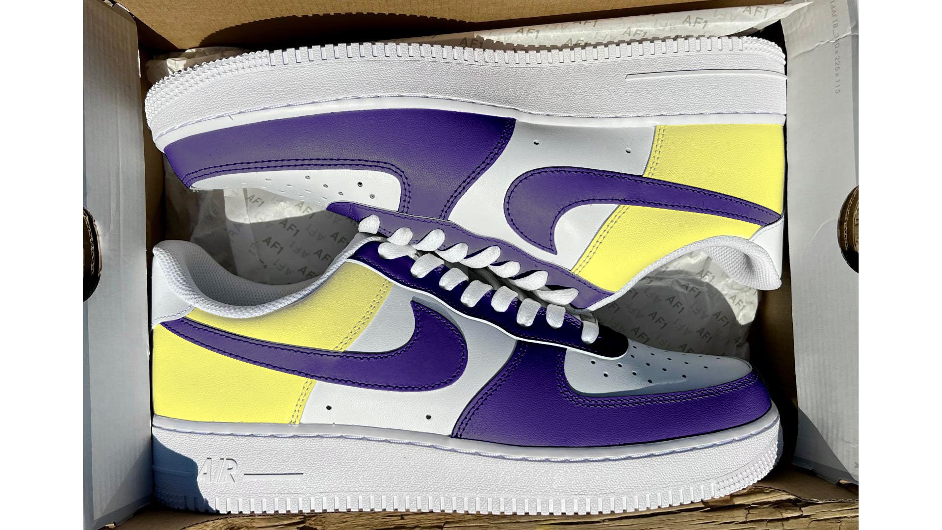 Customized Veeam Nike AF1s – B Street Shoes