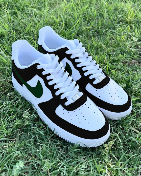 green black and white air force 1