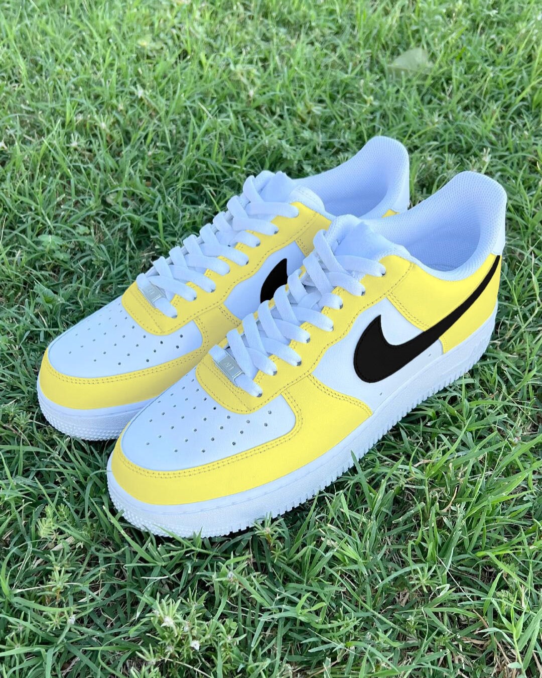 custom air force 1 yellow