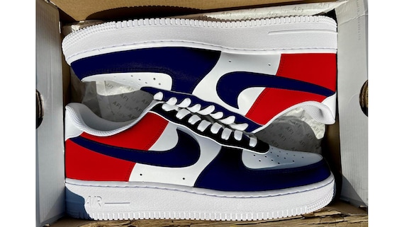 red white blue airforce 1