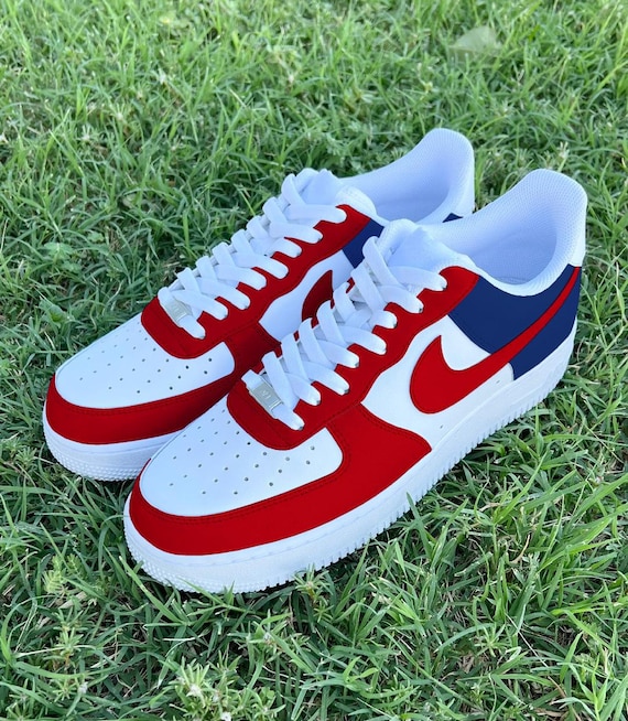 white blue and red air force