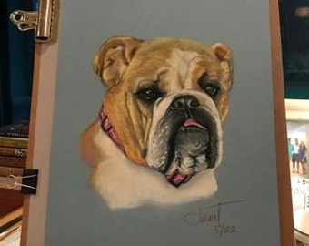 Commissioned Original Pastel Artwork