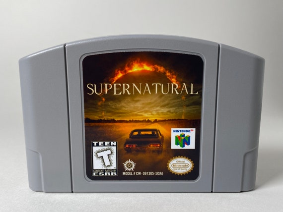 Custom N64 Supernatural Nintendo 64 Video Game Cartridge, Award Winning TV  Show Parody Display Item With or Without Stand 