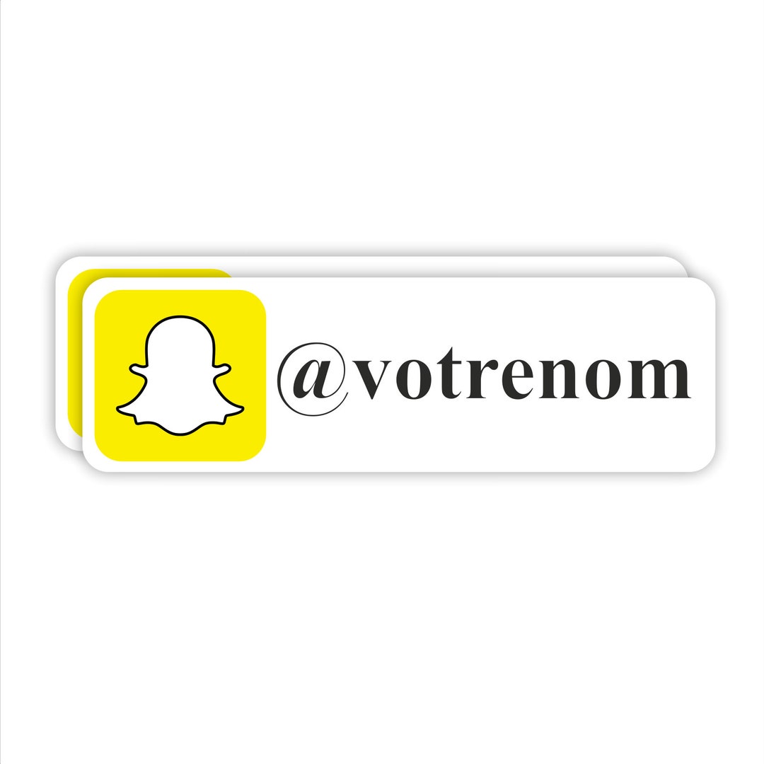 Sticker Sticker Snapchat Snap Custom for Decoration Etsy