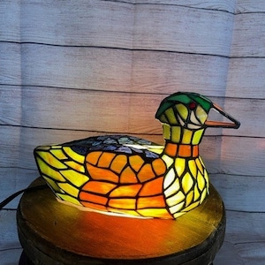 Tiffany duck lamp clearance
