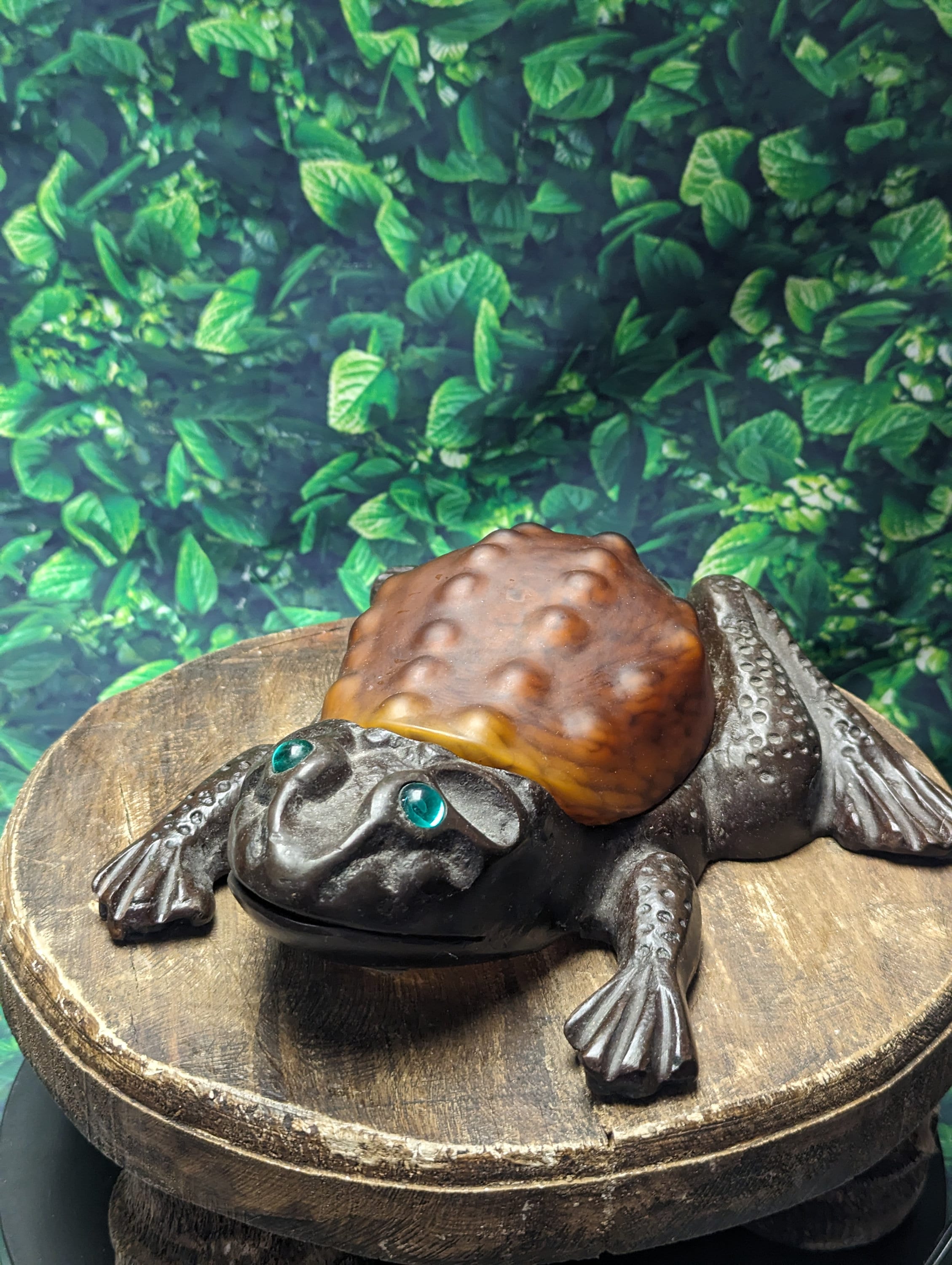 蛙モチーフ　アンティークランプ Vintage Frog Lamp - Etsy