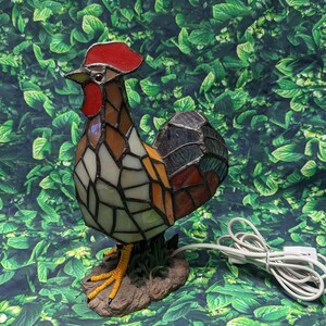 Vintage rooster table lamps deals