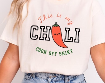 This Is My Chili Cook Off Shirt Chili Cook Off Cooking Shirt Foodie Shirt Chili Shirt Chili Cookoff Spicy Chili Cooking Tshirt Chili Party