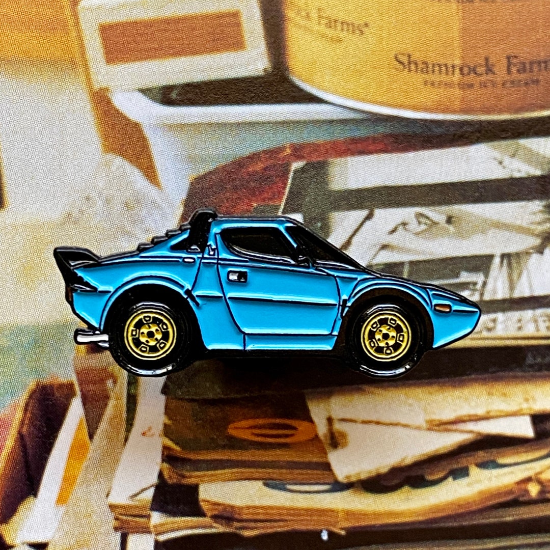 Pin's Vintage Lancia – Épinglette Métal, Original (Occasion, Allemagne)
