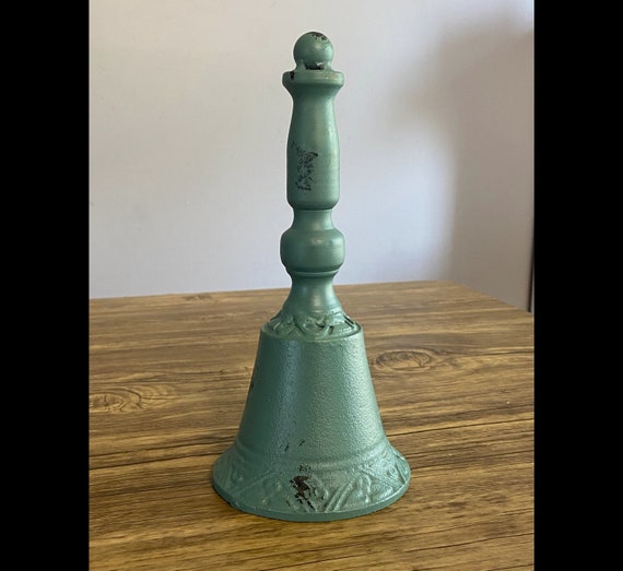 Vintage 1900s Cast Iron American School Handbell Etsy