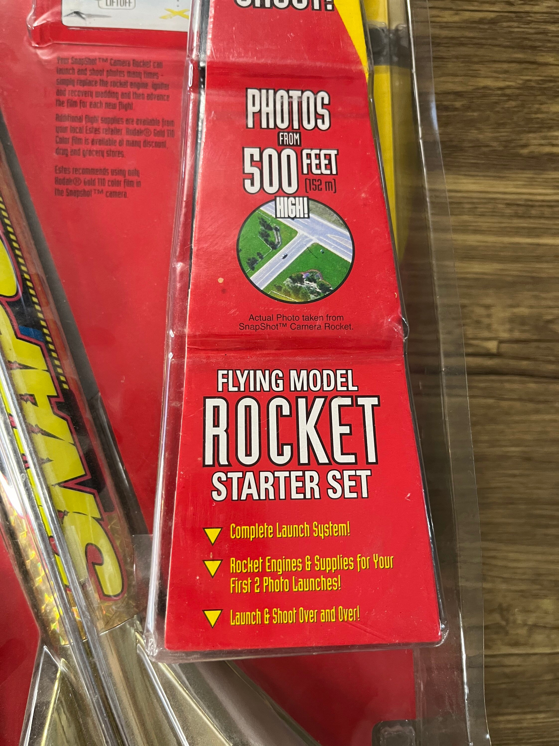 Vintage Estes Snapshot Flying Model Rocket Camera, Photos, 500 Ft Film