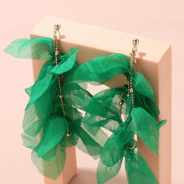 Fabric Earrings Etsy