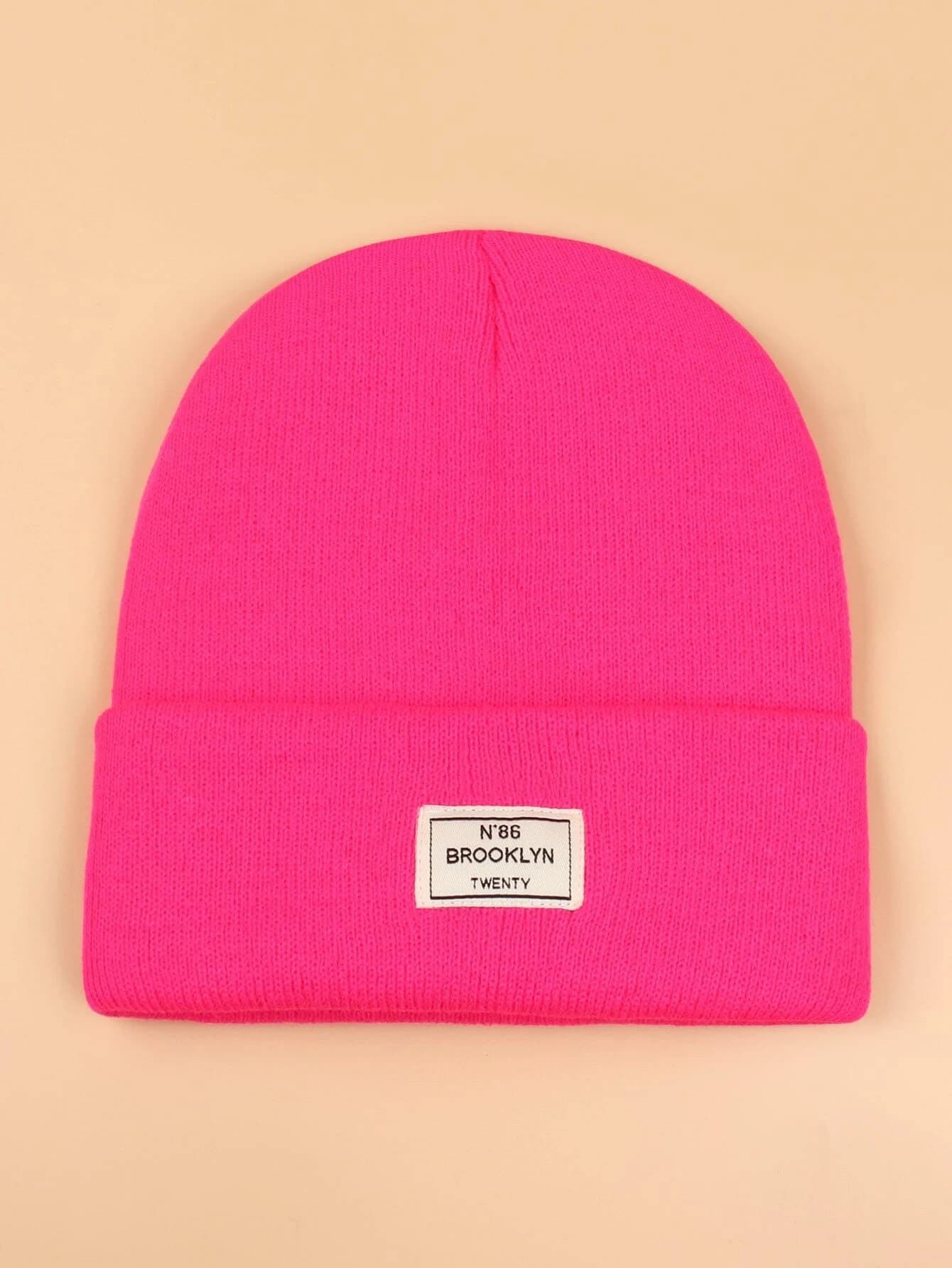 hot pink womens beanie