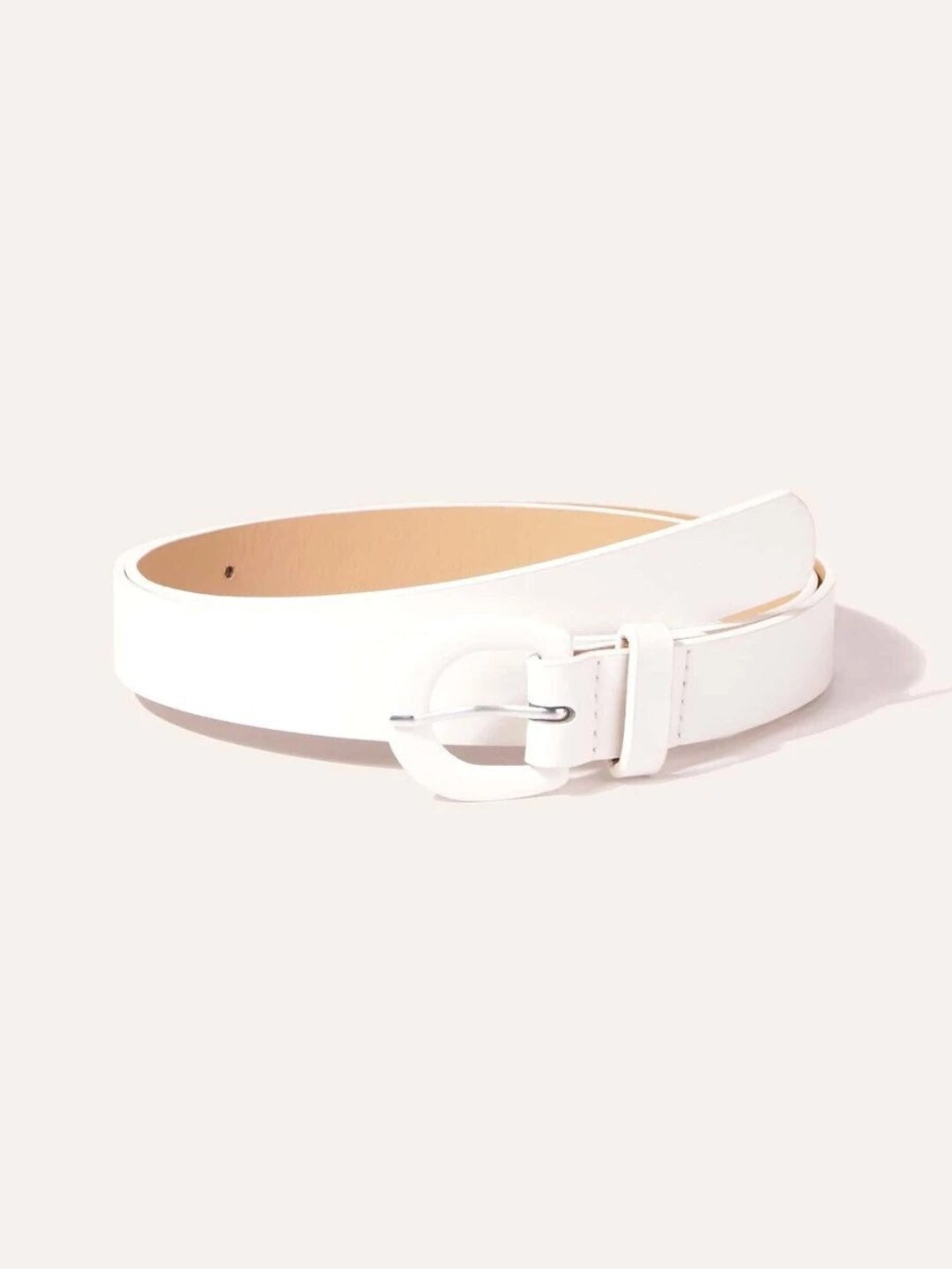 Dainty White Leather Belt White Belt Dainty Leather Belt Etsy