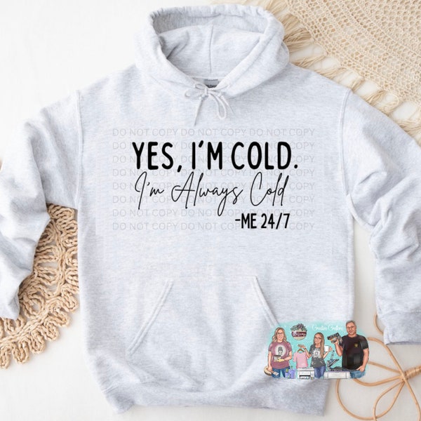 Yes I'm Cold Womens Hoodie - Etsy
