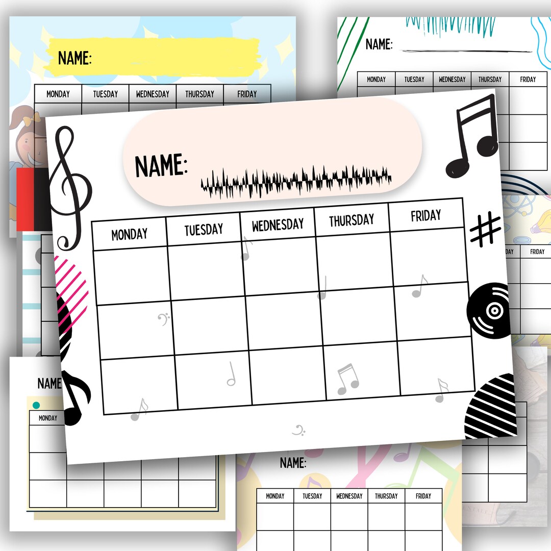Sticker Charts for Elementary/middle-school Students - 10 Colorful and ...