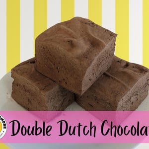 Double Dutch Chocolate Gourmet Marshmallows – Jumbo Handcrafted 3-Pack (~6oz)