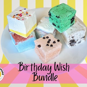 Birthday Wish Bundle – Handcrafted Gourmet Marshmallows 6-Pack - 12oz