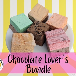 Chocolate Lovers Marshmallow Bundle – Jumbo Handcrafted 6-Pack (~12oz)