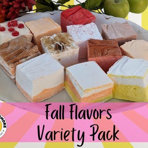 Fall Seasonal Collection - 12 Handcrafted Gourmet Marshmallows