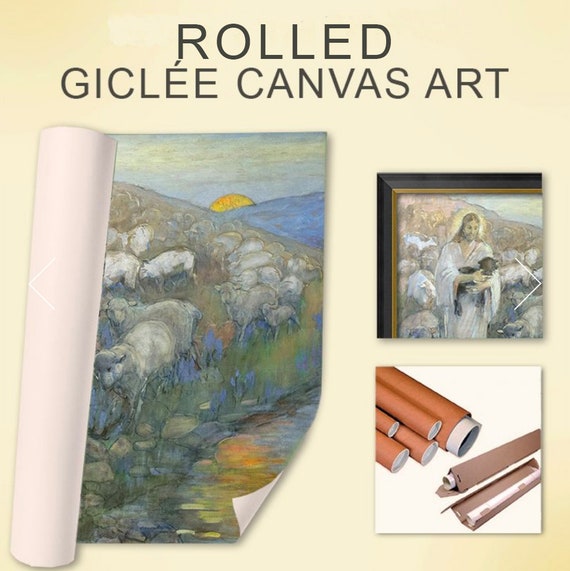 Christ's Entry Into Jerusalem Minerva Teichert Canvas - Etsy