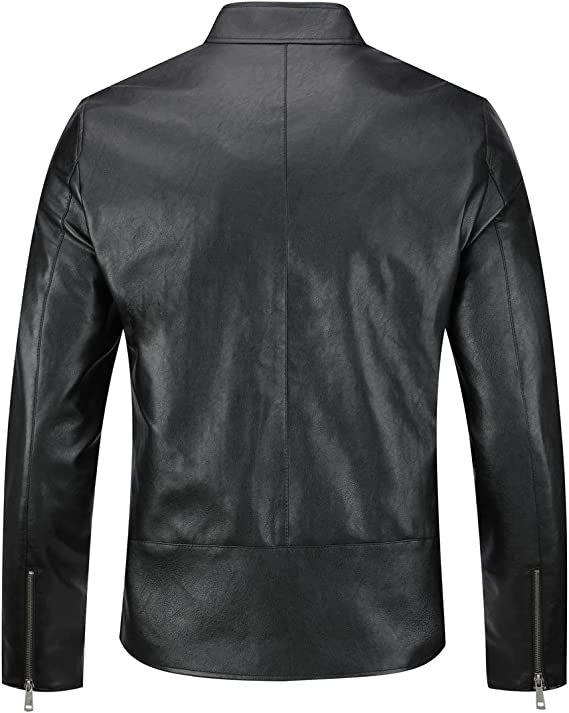 Mens Black Leather Jacket Men's Casual Leather Jackets - Etsy