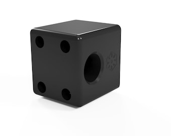 3D Print File: Rack Attachment Storage for Home Gym (3x3 1" Holes) (.stl)