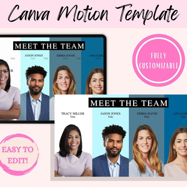 Meet the Staff Template Etsy Meet the Staff Template Etsy