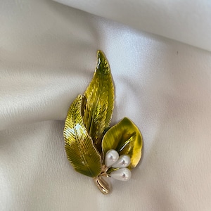 Chanel Leaf Brooch Etsy Australia