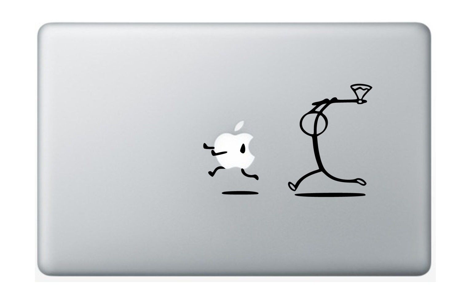 Stickers for Stickman Push Apple MacBook Pro Air Made in FRANCE Same-day  Shipping Isticker 